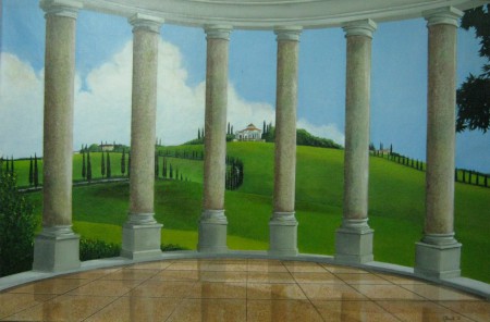 La Rotonda, Vicenza 80 x 120 cm  Particulier bezit